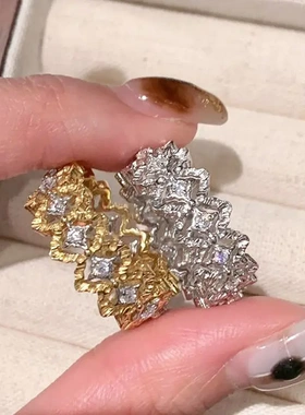 镂空蕾丝花边戒指女2025新款