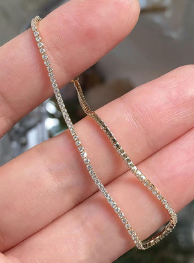 排钻极细款手链爆闪叠戴配饰