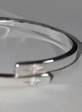 小红书爆款同款双星芒银手镯