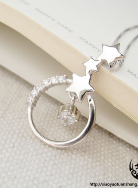 纯银锆石礼物吊坠项链