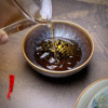 Jianyang Jianzhan painted gold and purple gold oil dripping lamp master cup