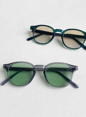 椭圆方框复古男女通用偏光太阳镜