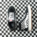 Vans, высокие удерживающие тепло шахматы подходит для мужчин и женщин, тканевые эспадрильи