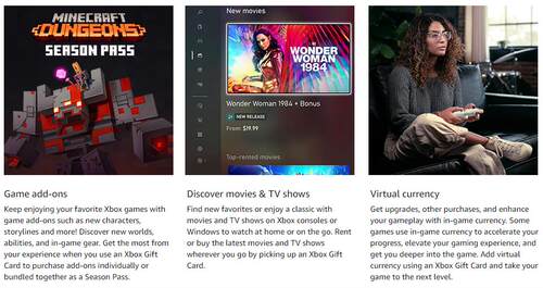 Xbox Live Gift Card $25 美服Windows Xbox Series充值卡25美元 - 图3