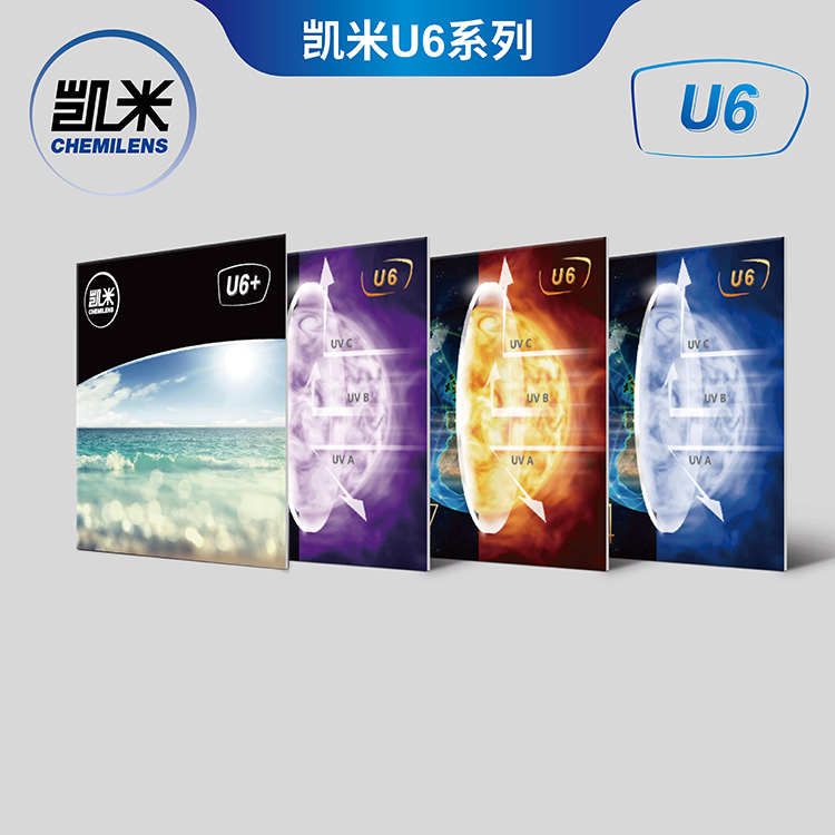 韩国凯米brc  u6 1.601.67防蓝光镜片1.74超薄镜片凯米镜片u2近视 - 图3