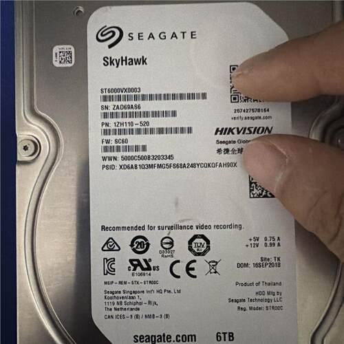 Seagate/希捷ST4000VX007酷鹰监控4T3T2T6T存储3.5寸SATA机械硬盘 - 图3