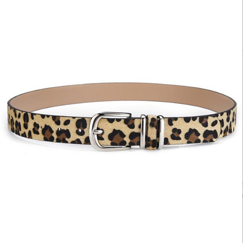 2025新款蛇纹女式腰带时尚赫本风文艺复古装饰学生青年针扣皮带女 - 图0