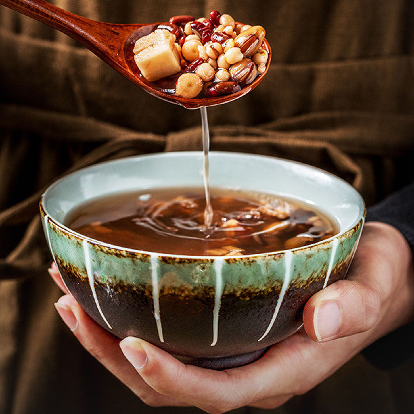 500克组合茶炒熟薏米仁赤小豆芡实茯苓粥红豆薏仁米茶代炒熟养生