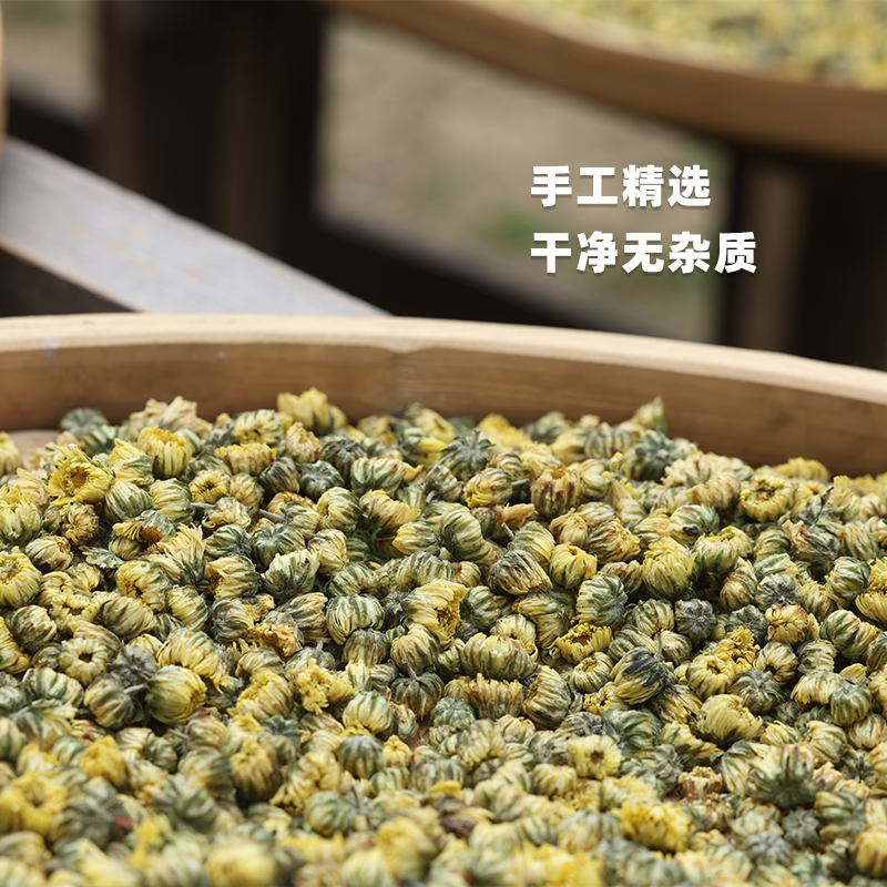 阿四出品|菊花茶农户自产胎菊王正宗花草茶泡水喝搭配枸杞决明子 - 图2