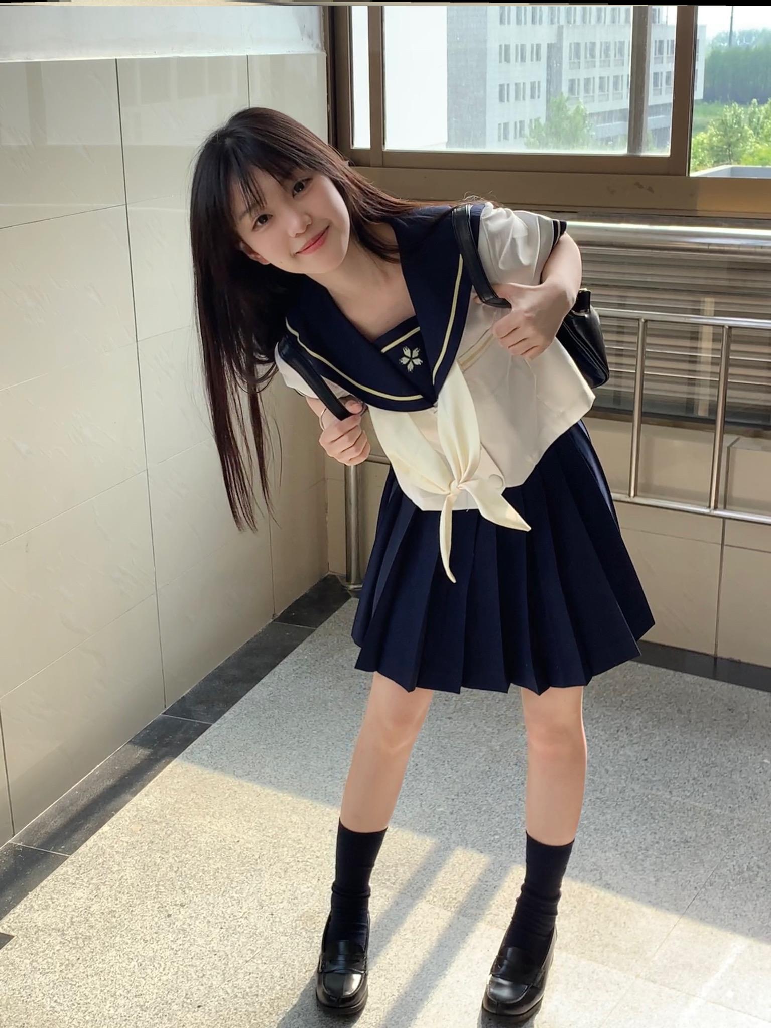 省心店JK原创水手服女短袖夏季制服套装日系学院风校供感学生校服