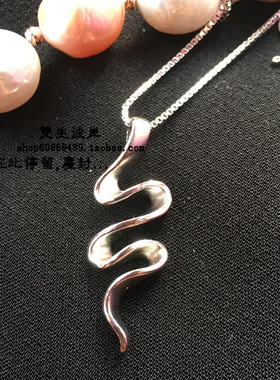 双生彼岸 925纯银项坠  水中月影系列吊坠 三款选