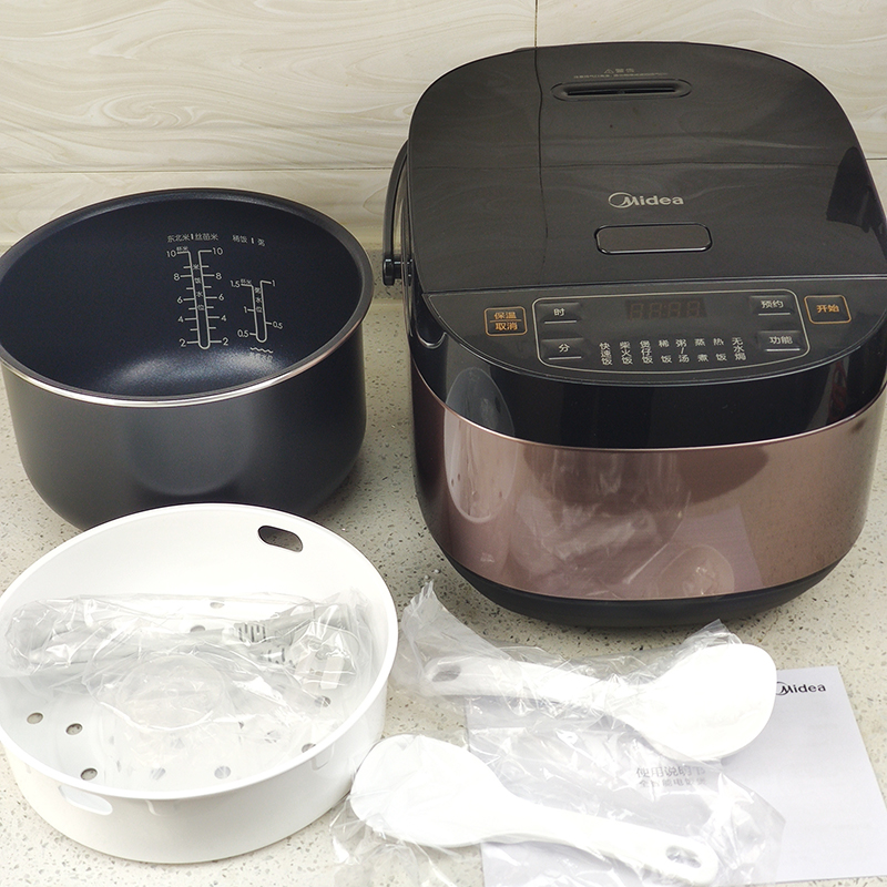 Midea/美的 MB-FB50M205 大容量5l电饭煲全自动煮饭智能锅3-6个人 - 图2