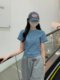 ເສື້ອຍືດແຂນສັ້ນ ຄໍສັ້ນ ເສື້ອທີເຊີດຜູ້ຍິງ ບ່າຂວາເທິງ
