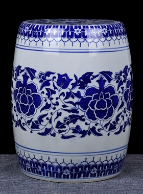 景德镇青花凳子青花陶瓷