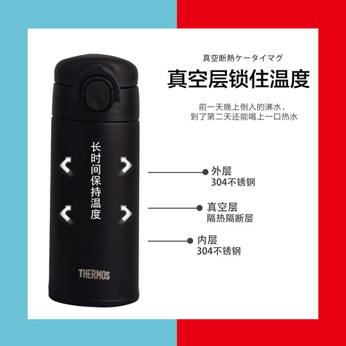 原装新款日本进口膳魔师保温杯男女情侣户外便携超轻学生水杯JOK - 图2