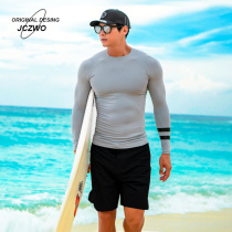 Diving Suit Mens Blouse Sun Speed Dry Slick Snorkeling Surf Long Sleeve Long Pants Spa Swimsuit Jellyfish Suit