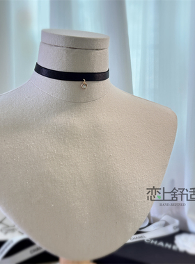 有弹性的调节带酷辣choker锁骨链