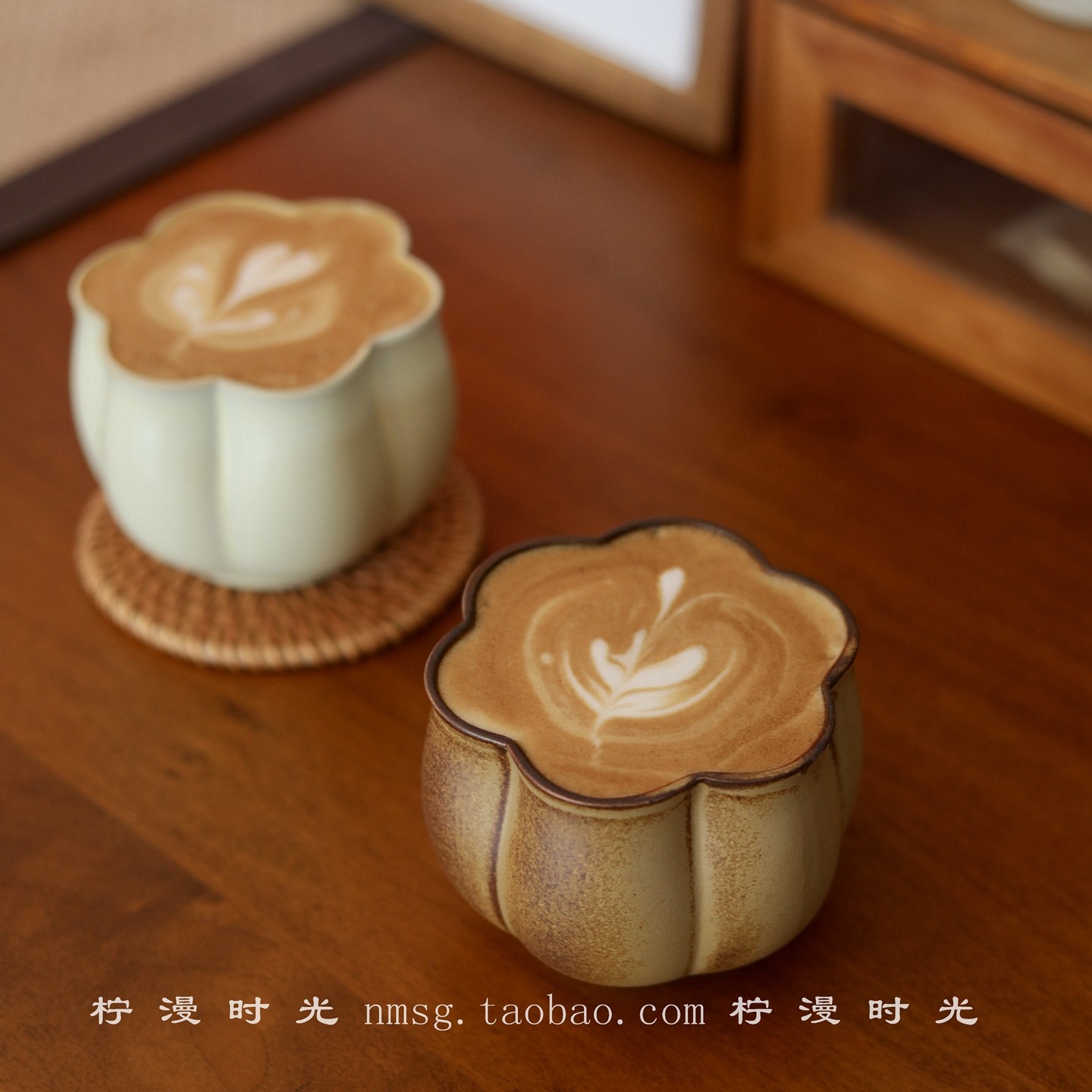 小众窑变釉复古粗陶花口造型手握杯咖啡拉花杯拿铁杯主人杯茶水杯,淘宝优惠券,粉丝福利购,淘宝优惠卷