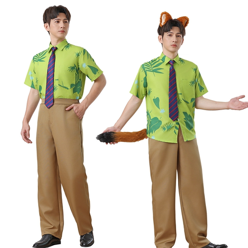 万圣年会节疯狂动物城尼克狐狸兔子警官朱迪cosplay漫展男女服装 - 图1