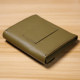 Original vegetable tanned cowhide business card for women driver's license coupon wallet