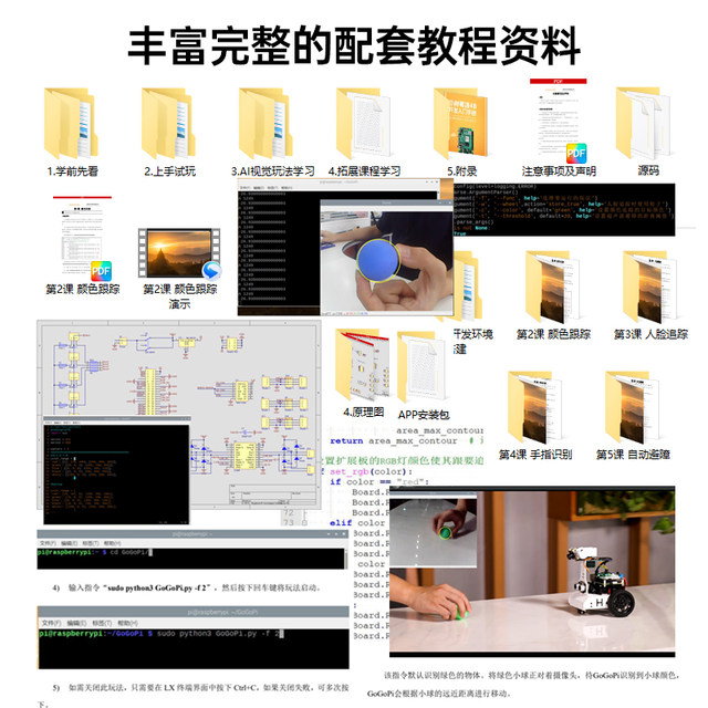 Raspberry Pi robot car visual recognition smart car