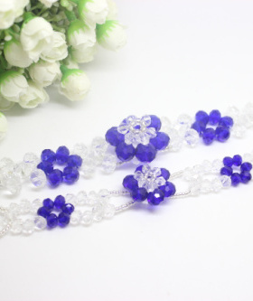 人工好品质大学生梅花水晶手链