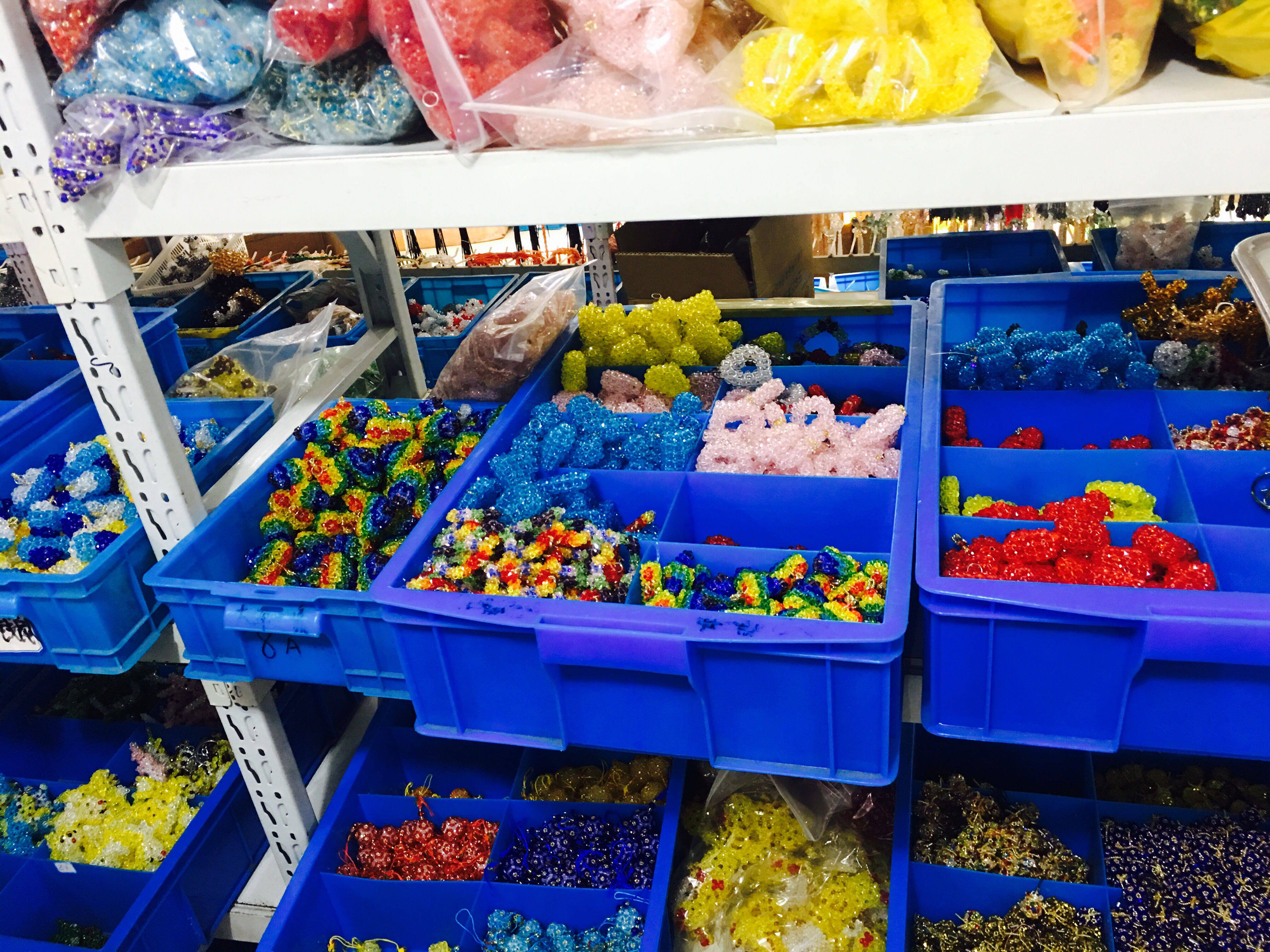 水晶串珠DIY成品 手机挂件钥匙扣 七夕 情人节 婚庆 爱心 空心 心