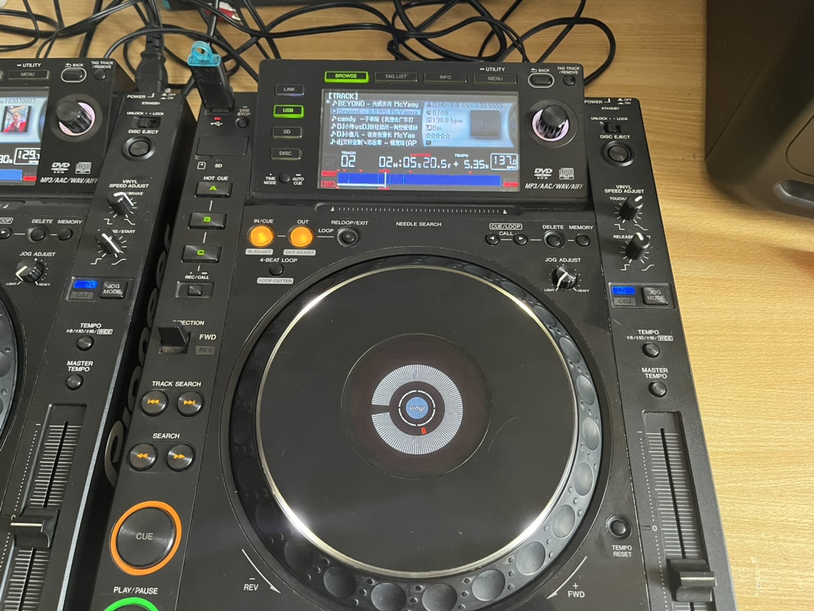 先锋2000打碟机一对 CDJ2000 正常使用 中文显示 保修 - 图1