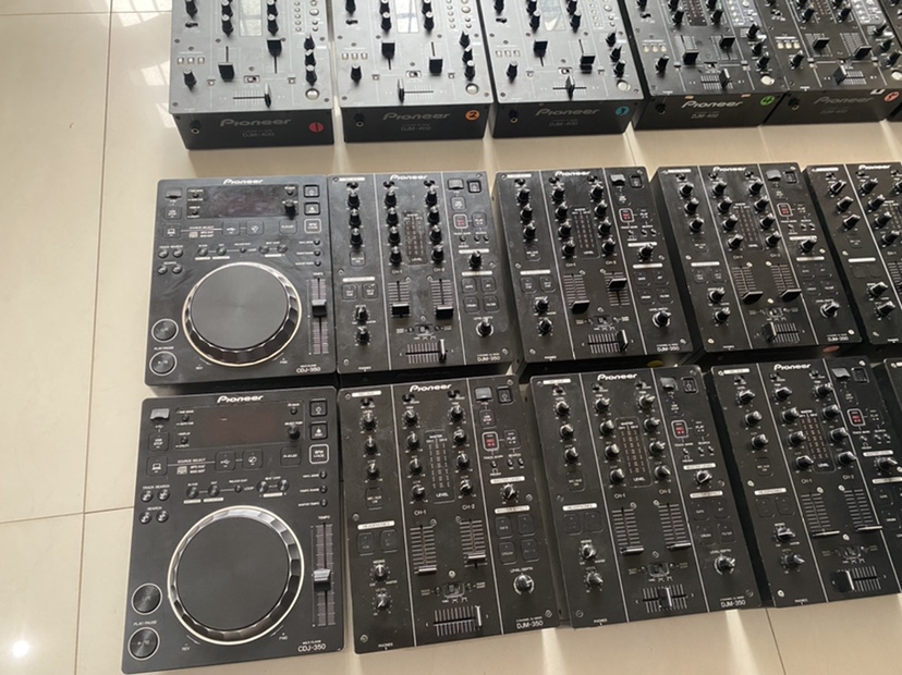 pioneer 先锋CDJ350打碟机 搭配DJM350 DJM400混音台套装 保修 - 图1