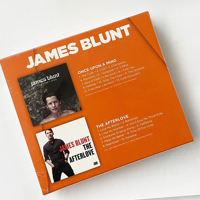 正版现货 James Blunt 专辑 Once Upon A Mind+The Afterlove 2CD - 图0