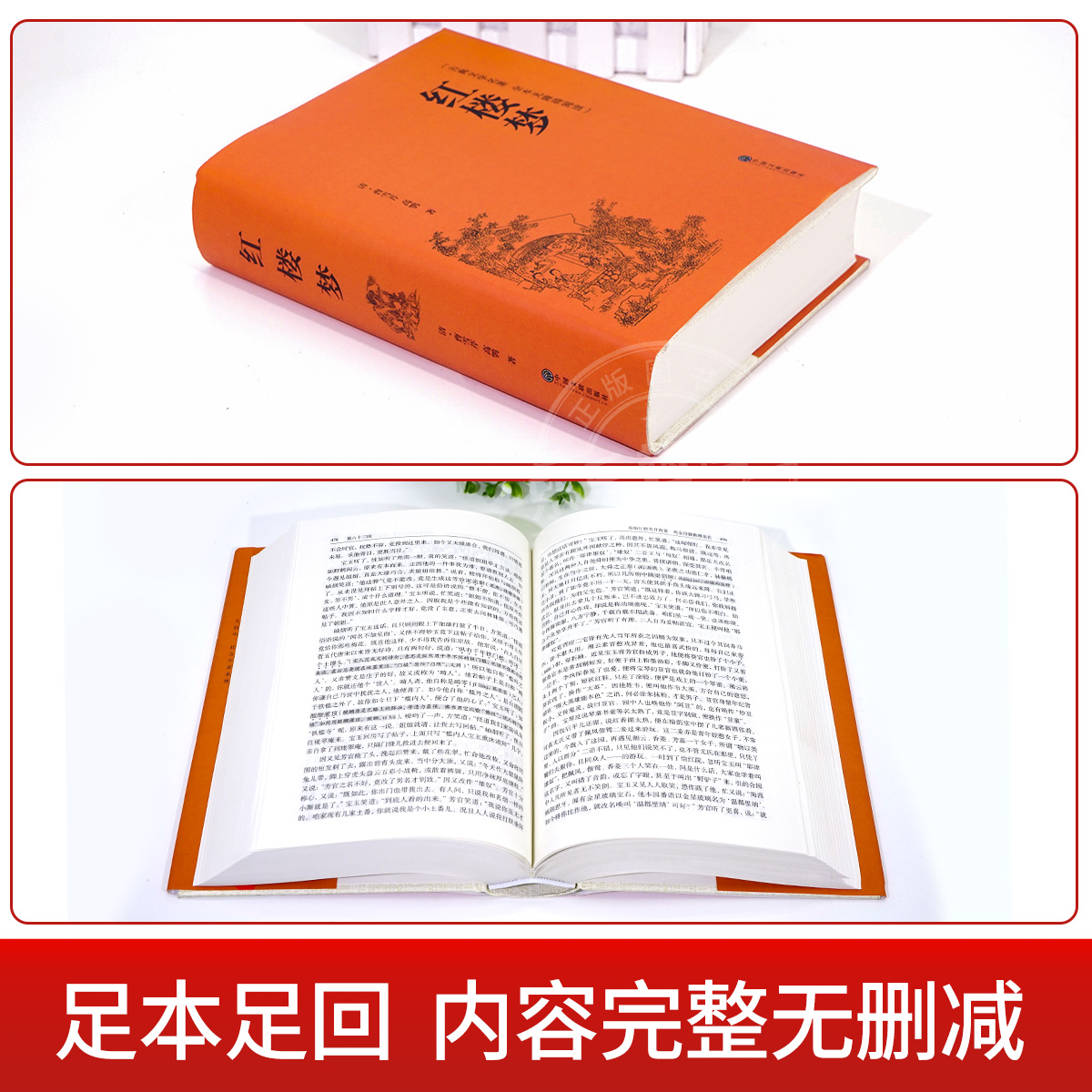 红楼梦正版原著高中生高中必读正版青少年版社整本书阅读任务书文言文白话文和乡土中国费孝通名著书籍曹雪芹著无删减人民文学出版 - 图1