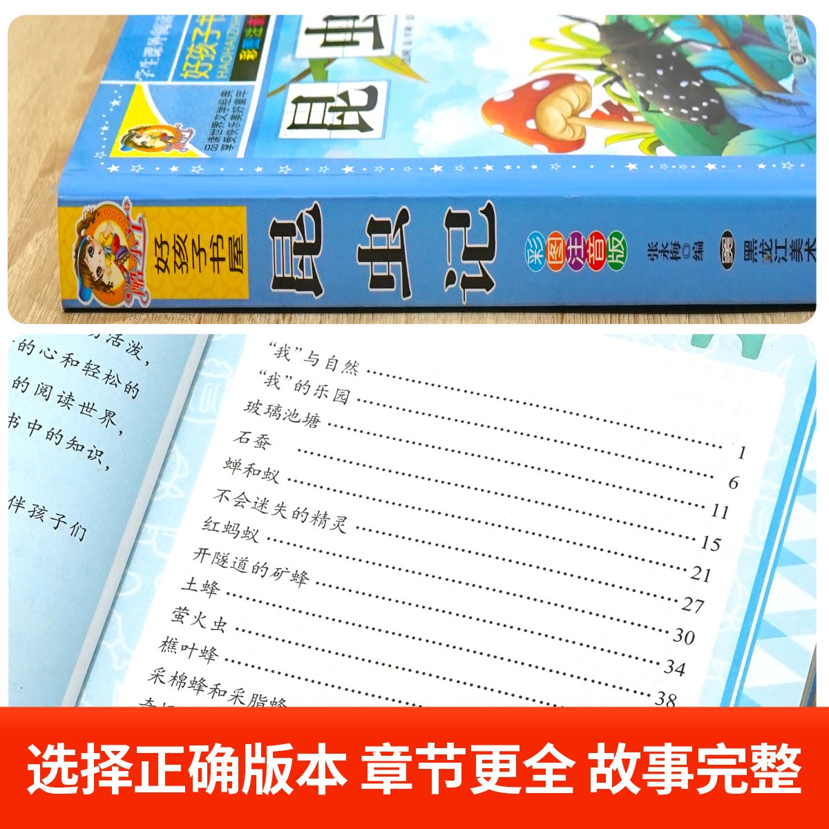 昆虫记注音版彩绘三年级必读的课外书正版原著完整版法布尔小学生新一二四年级阅读书籍少儿版儿童版绘本下册幼儿版美绘版全集拼音 - 图3