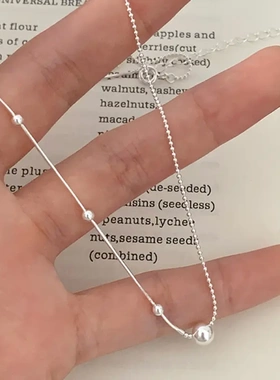 小众设计感蛇骨链项链女简约冷淡风时尚气质短款百搭高级感锁骨链