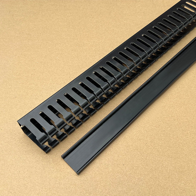 pvc塑料工业线槽控制柜阻燃方形走线理黑色行线槽 30*30*40*50*68,淘宝优惠券,粉丝福利购,淘宝优惠卷