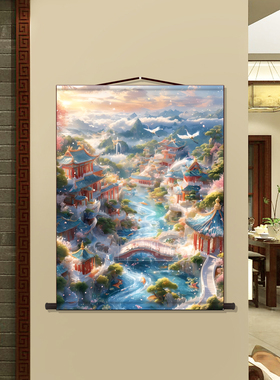 仙家堂口山水画堂单暗堂口风景画