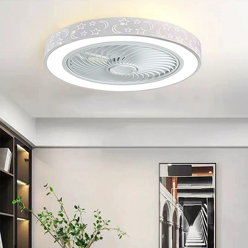 吸顶风扇灯超薄智能静音隐形吊扇灯餐厅卧室灯吊顶一体电风扇灯,淘宝优惠券,粉丝福利购,淘宝优惠卷