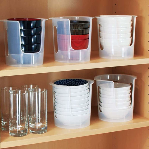 Японская импортная пластиковая система хранения для домашнего использования, сушилка, посуда, коробка для хранения