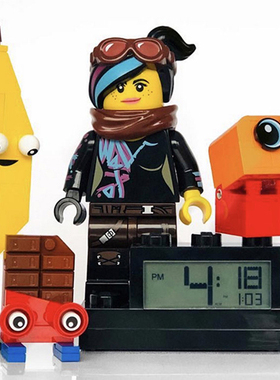 现货乐高lego大电影2送情侣闹钟