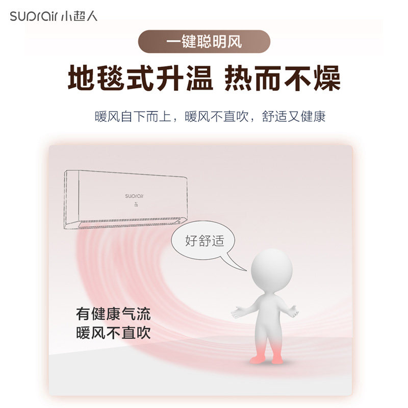 小超人大1匹变频冷暖家用空调 小超人空调空调