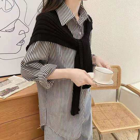 Spring and Autumn Cashmere Knitted Shawl Women's Knotted Korean Style