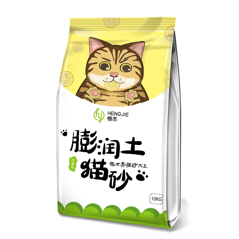 猫砂膨润土除臭无尘40斤10公斤20kg猫沙柠檬味吸水活性炭猫咪包邮 - 图3