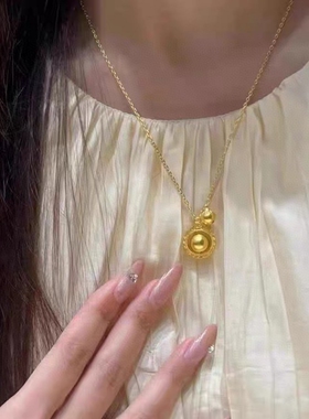 s925纯银吸钱星吞金兽项链女