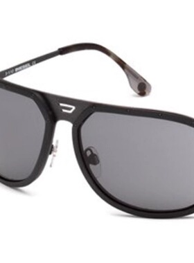 意大利D牌重磅男士飞行员太阳眼镜 长方形时尚金属拉丝镜框墨镜