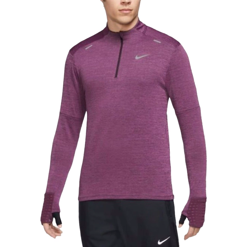 正品Nike/耐克男子运动休闲训练1/4拉链长袖T恤DD5663-653 - 图3