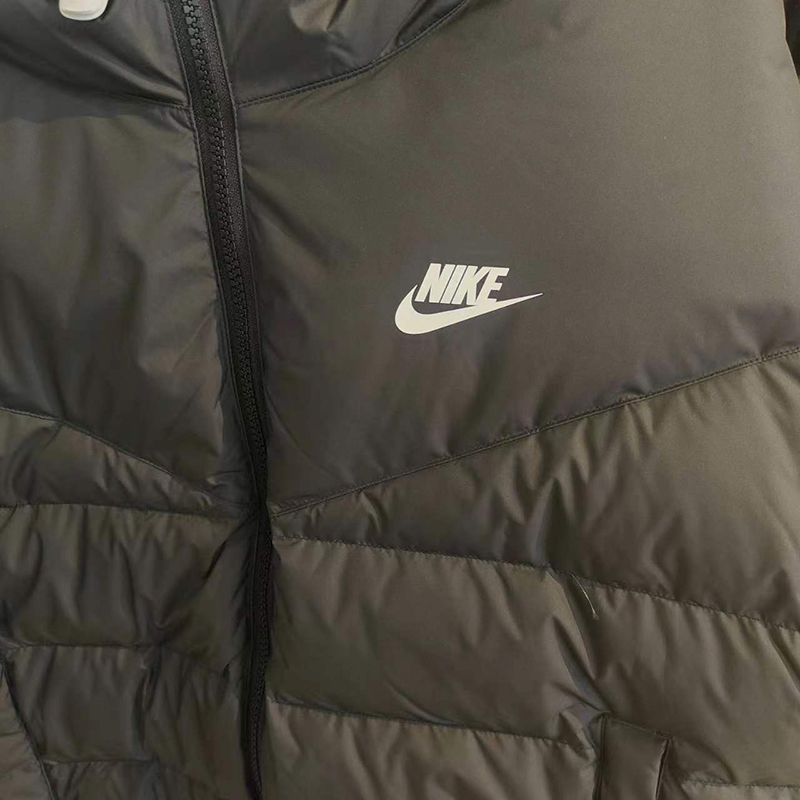 正品Nike耐克冬季女子保暖连帽防风运动休闲羽绒服DQ5904-101-133-图1