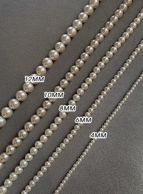 施家澳白色珍珠项链轻奢小众正品毛衣颈链大气高档2024新款爆款