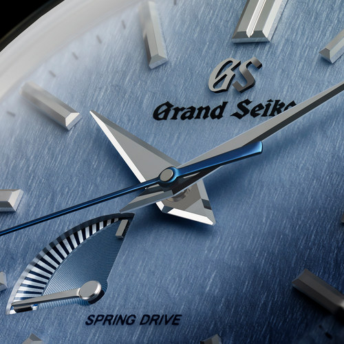 【信州蓝雪】GrandSeiko冠蓝狮gs信州蓝雪花SD简约手表男SBGA407G - 图2