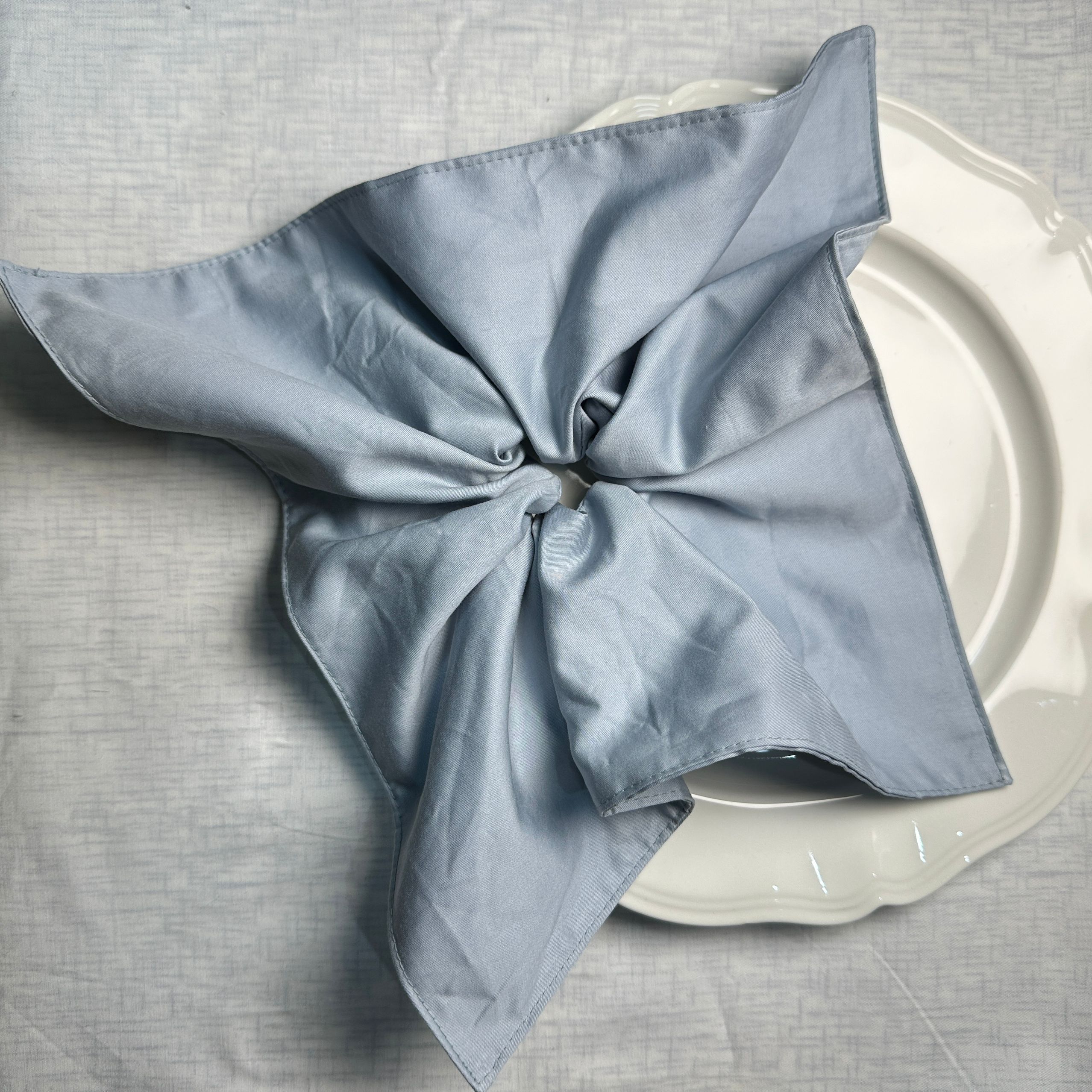 柔软天丝手工发圈方巾原创春夏新款高级感小众设计发绳米杏色简约 - 图3