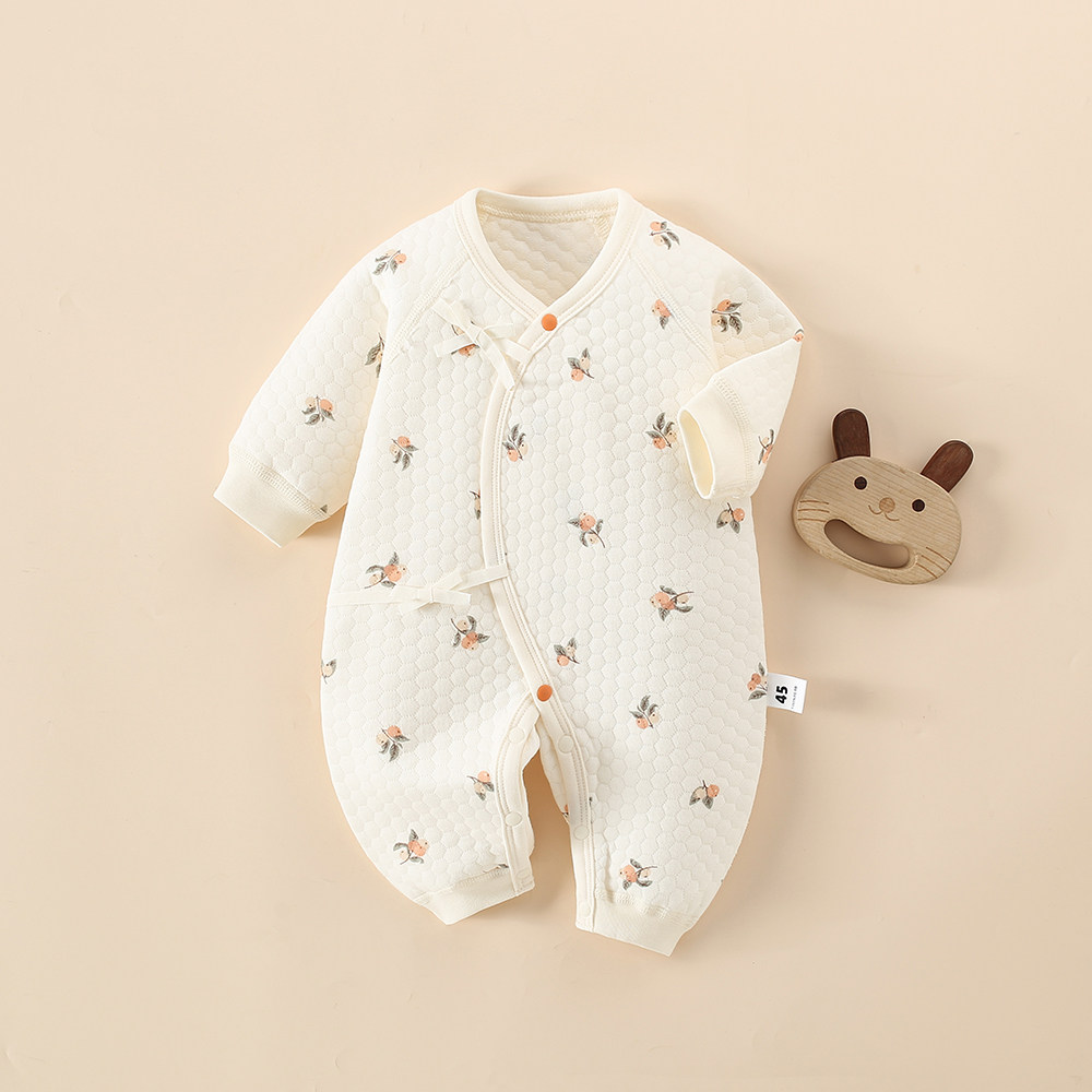 婴儿连体衣秋冬纯棉保暖新生儿衣服低体重宝宝哈衣早产儿四季爬服,淘宝优惠券,粉丝福利购,淘宝优惠卷