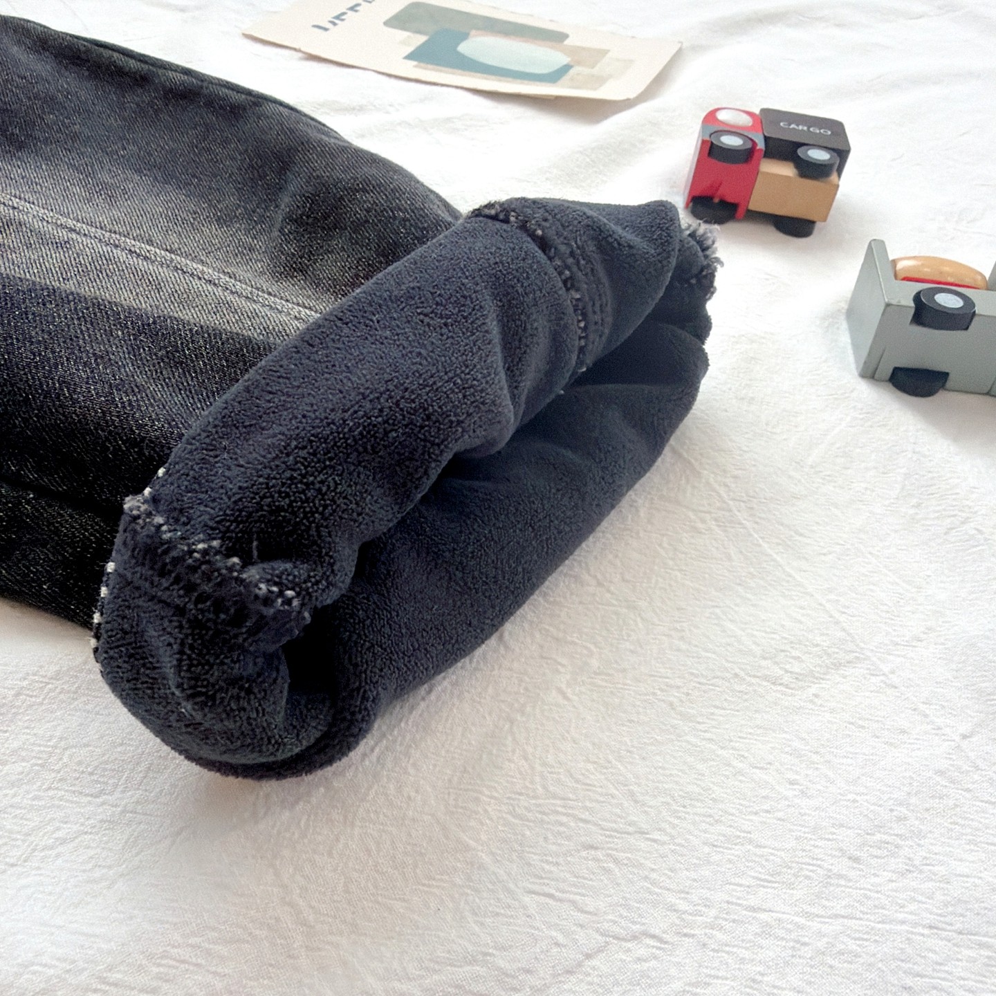 洋气百搭~男童加绒牛仔裤老爹裤2025冬季中小童宝宝一体绒休闲裤,淘宝优惠券,粉丝福利购,淘宝优惠卷